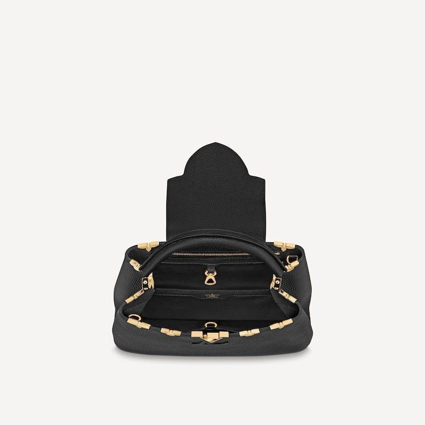 Louis Vuitton Taurillon Embellished Flower Crown Capucines MM – Premium Quality