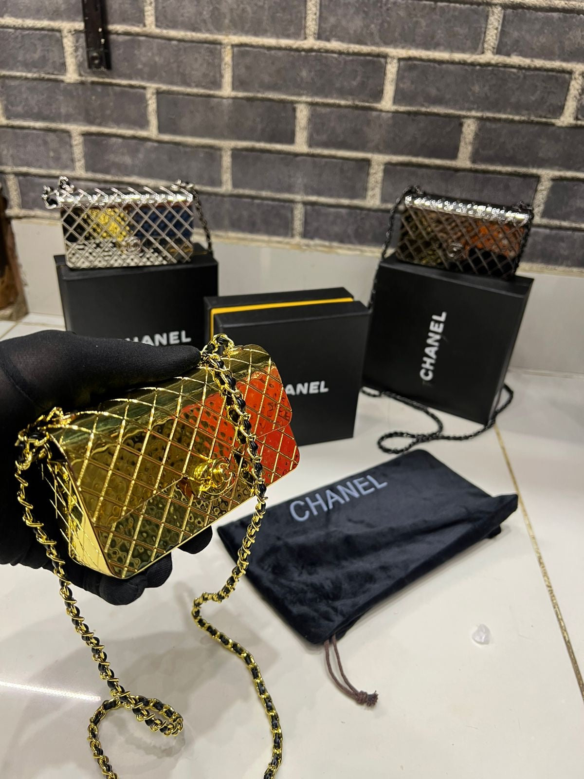 Chanel Mini Metal Bag