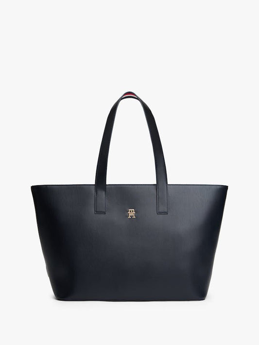 TOMMY HILFIGER Iconic Tommy Tote Bag – Monogram Elegance