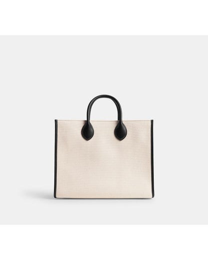COACH Ace Tote Bag 35 – Canvas & Refined Calf Leather