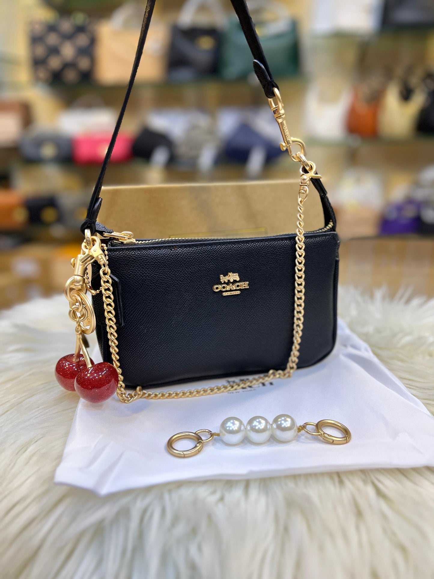 COACH Nolita 19 – Leather Mini Shoulder Bag