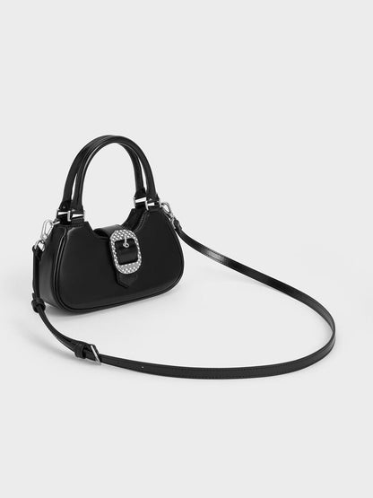 Charles & Keith Avis Belted Top Handle Bag