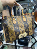 Louis Vuitton OnTheGo Tote Bag – Monogram & Monogram Reverse