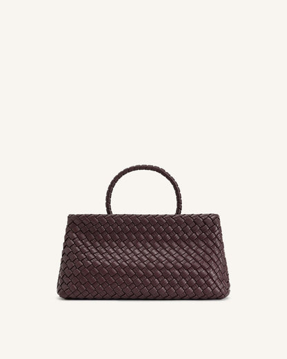 JW PEI Elora Woven Tote Bag – Vegan Leather Chic