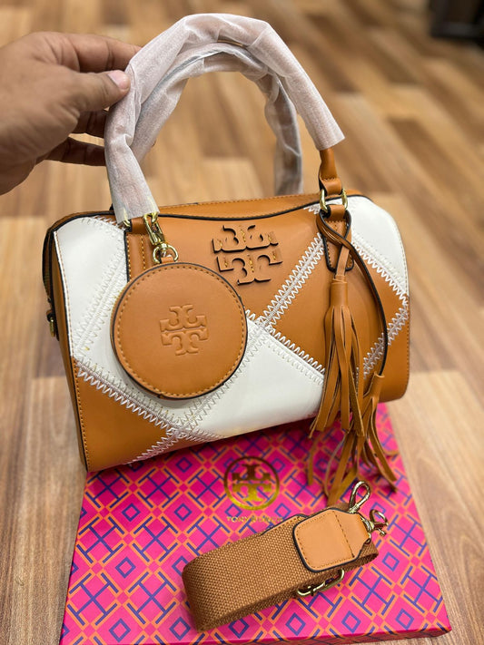 Tory Burch Two-Way Duffel Bag – Versatile & Stylish