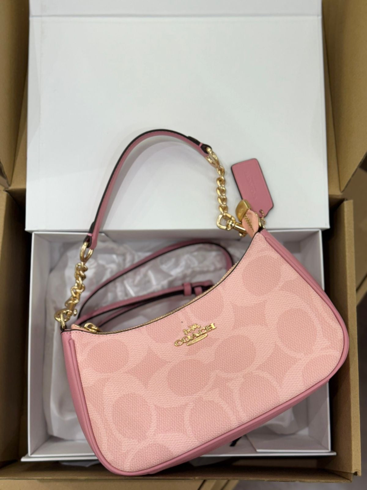 Coach Teri Shoulder Bag – Powder Pink