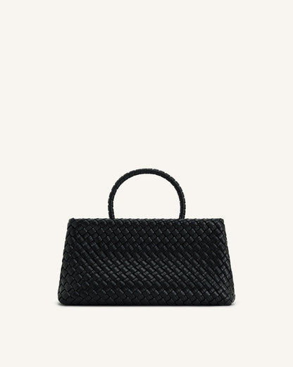 JW PEI Elora Woven Tote Bag – Vegan Leather Chic