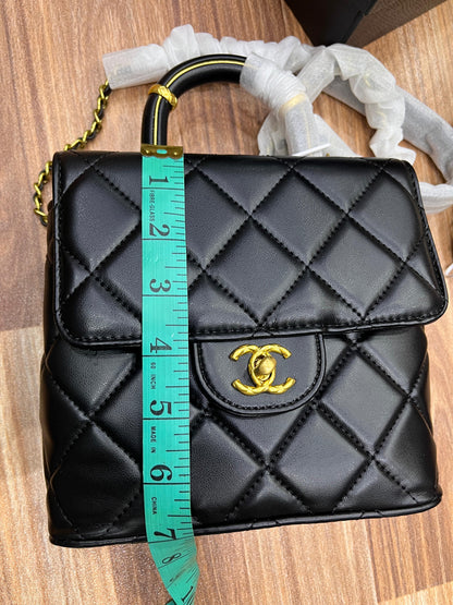 Chanel Mini Square Top Handle Flap – Lambskin