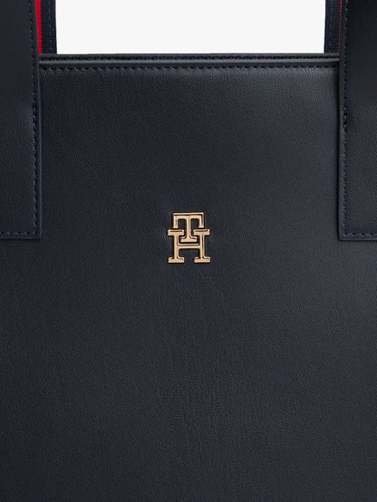 TOMMY HILFIGER Iconic Tommy Tote Bag – Monogram Elegance