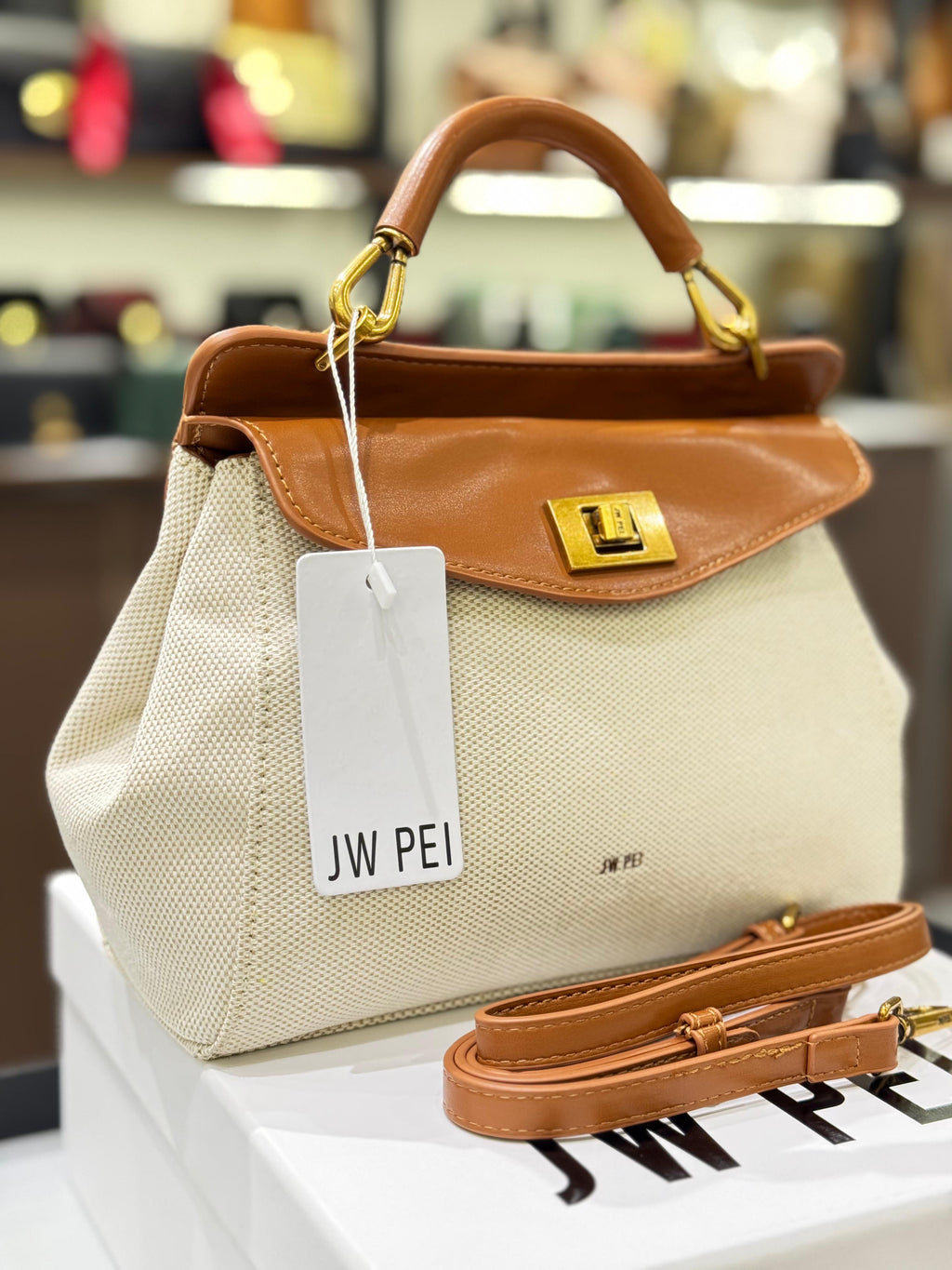 JW PEI Lucia Classic Top Handle Handbag