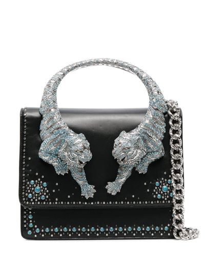 Roberto Cavalli Roar Crystal-Embellished Shoulder Bag