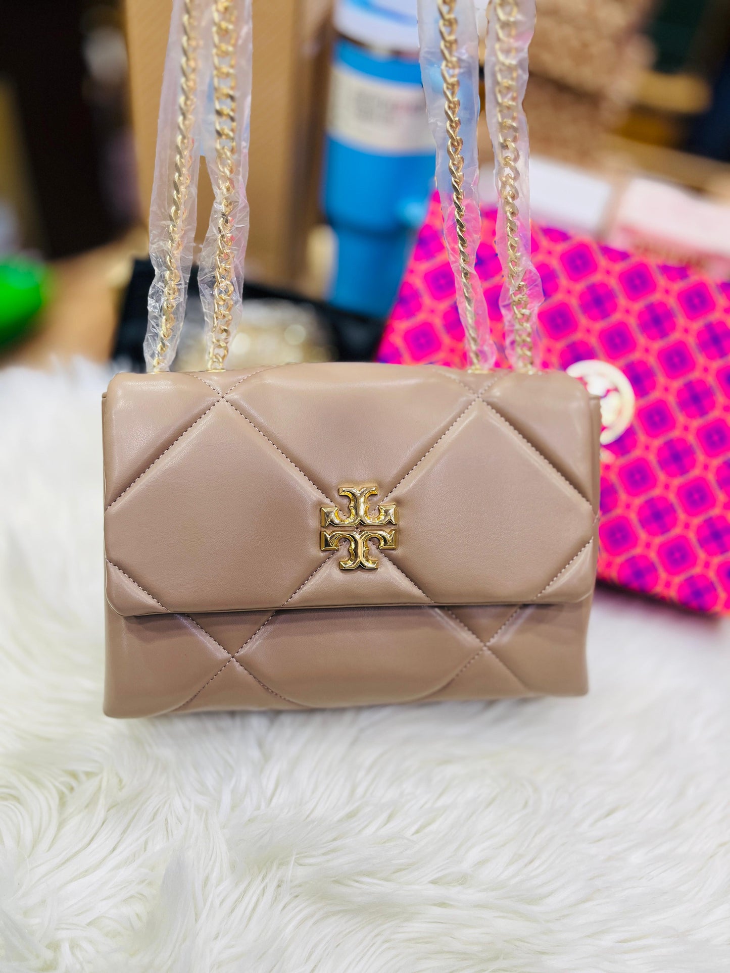 Tory Burch Kira Diamond Quilt Convertible Shoulder Bag