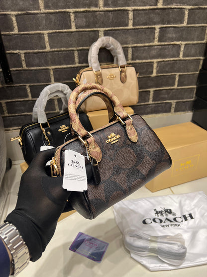 COACH Mini Rowan Crossbody Bag – Signature Colors