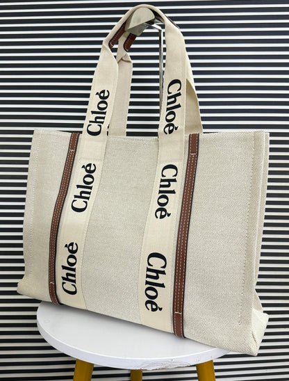 CHLOÉ Large Woody Tote Bag