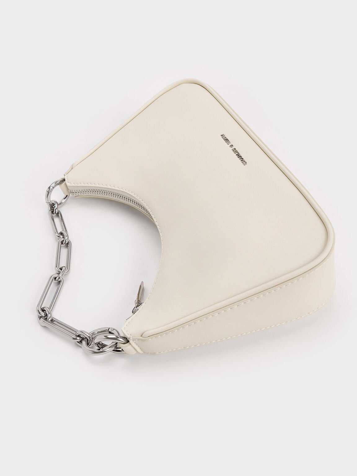 Charles & Keith Calf PU Shoulder Bag
