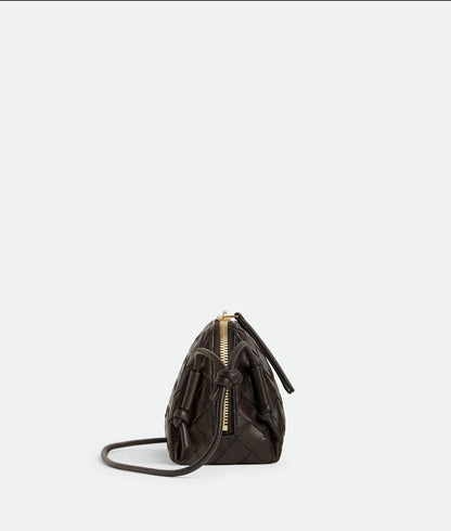 Bottega Veneta Concert Pouch in Lambskin with Gold Hardwar