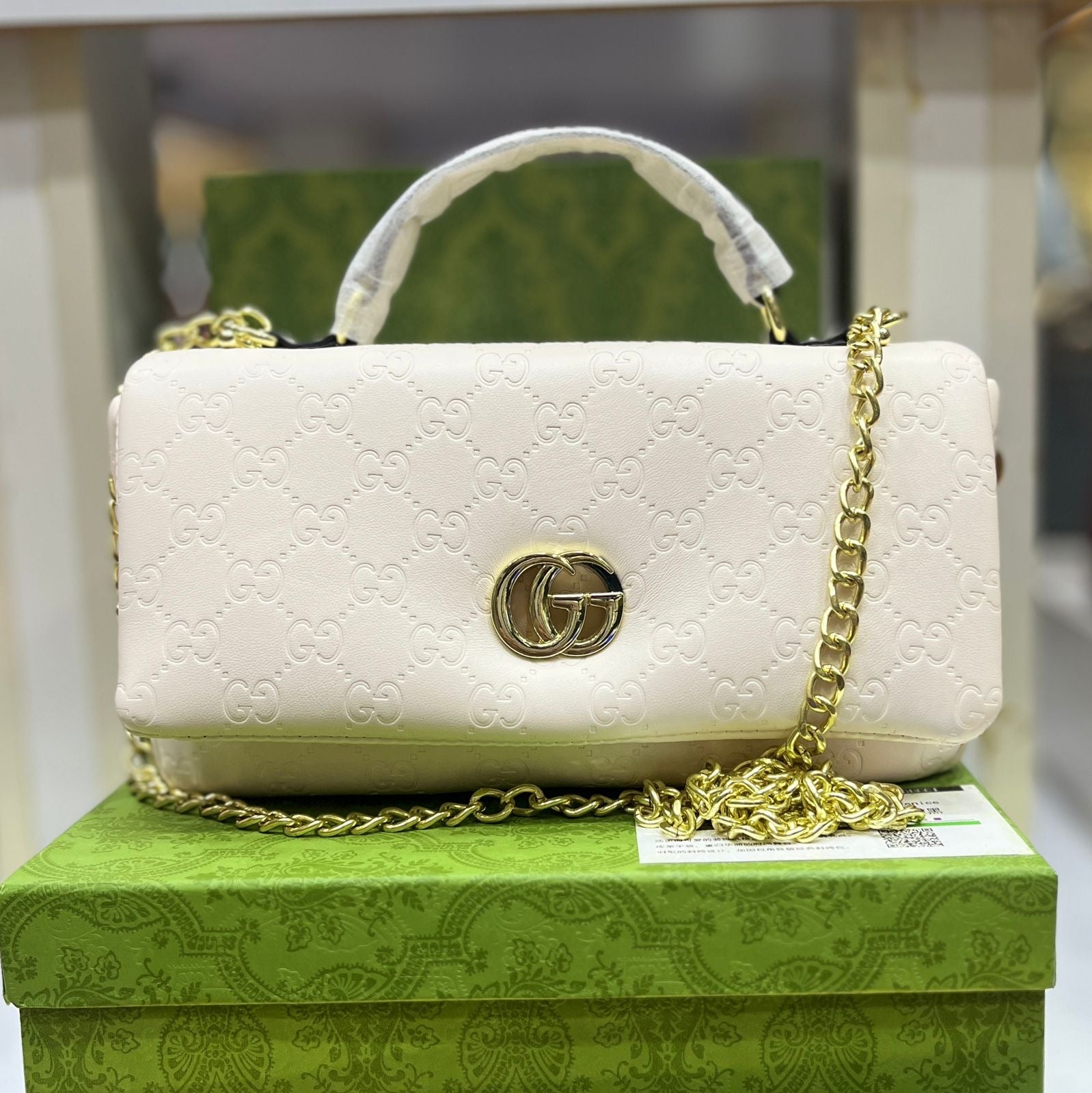 GG Milano Mini – Gold-Tone Chain Elegance