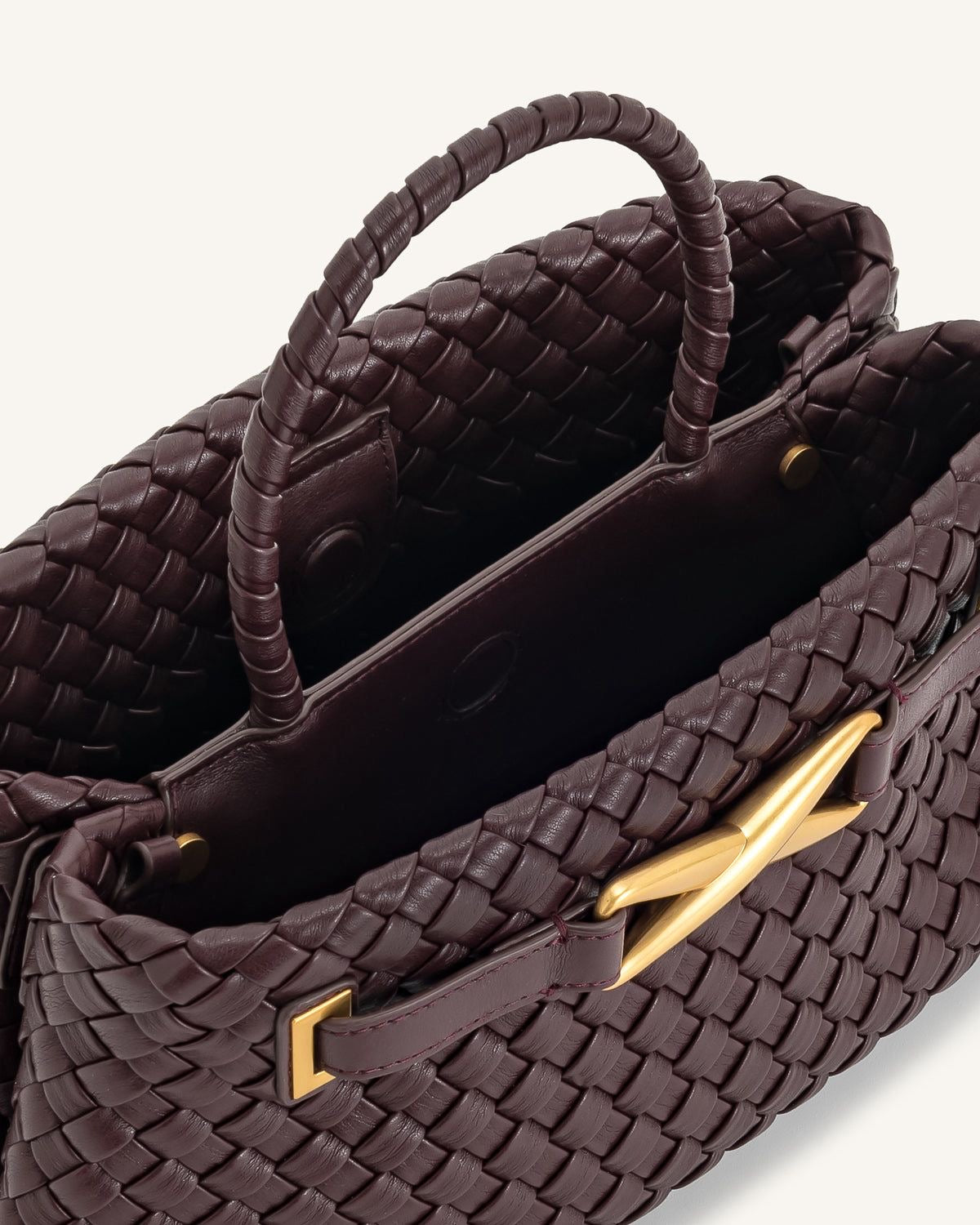 JW PEI Elora Woven Tote Bag – Vegan Leather Chic