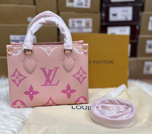 Louis Vuitton OnTheGo PM – Embossed Leather Tote