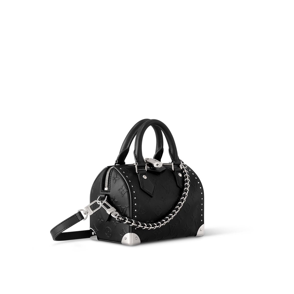 Louis Vuitton Speedy Trunk 20 – Black Calf Leather
