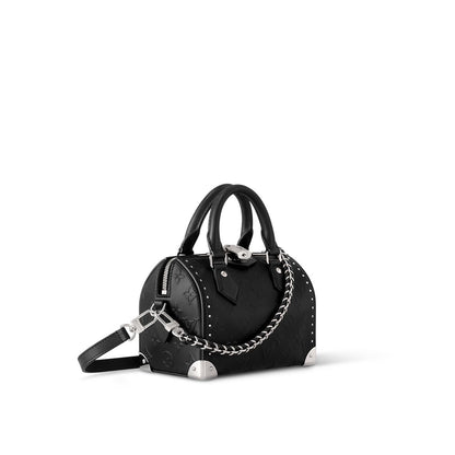 Louis Vuitton Speedy Trunk 20 – Black Calf Leather