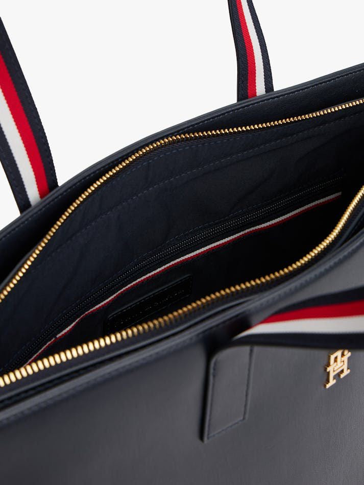 TOMMY HILFIGER Iconic Tommy Tote Bag – Monogram Elegance