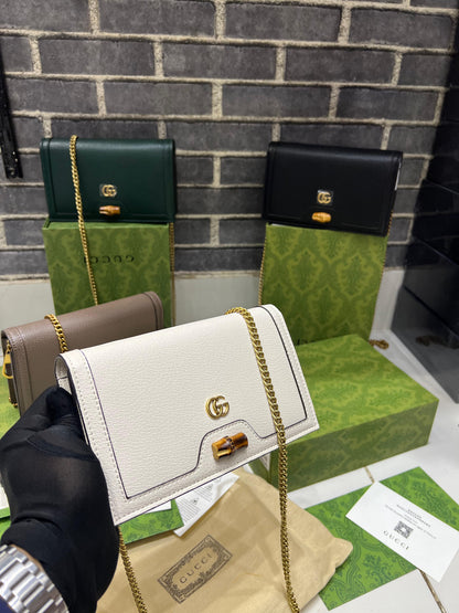 GUCCI Diana Mini Bag with Bamboo – Iconic Elegance