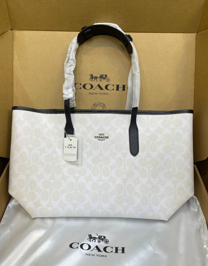 Coach City Tote Bag in Signature Canvas
