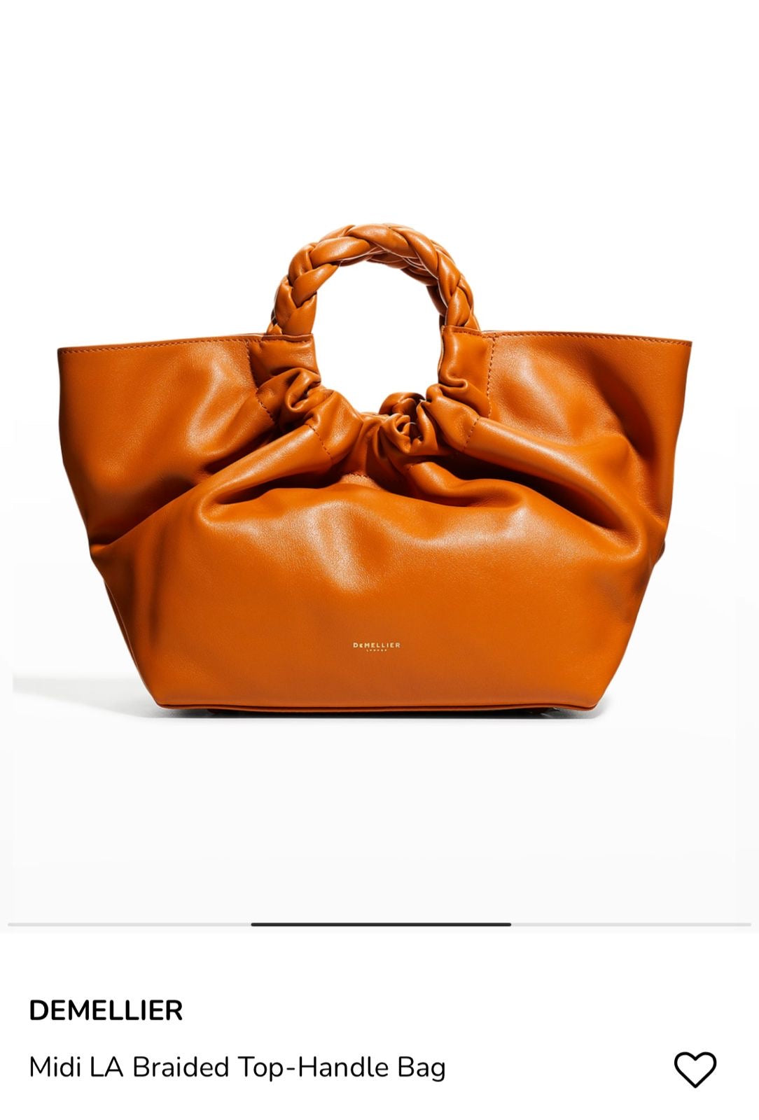 DeMellier Midi LA Braided Top-Handle Bag