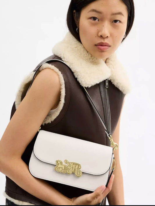 COACH Harper Shoulder Bag – Refined Calf Leather
