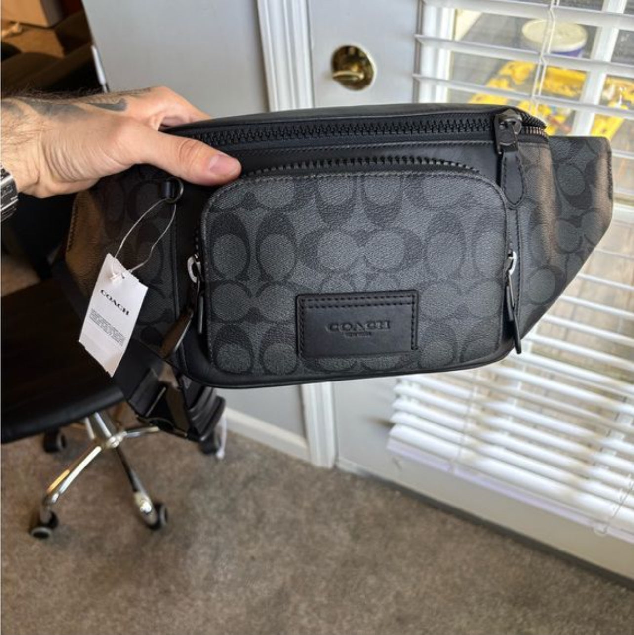 Coach x Jean-Michel Basquiat Track Belt Bag – Signature Canvas