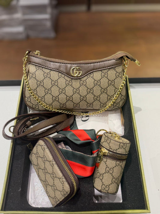 GUCCI Ophidia Small GG Monogram Shoulder Bag