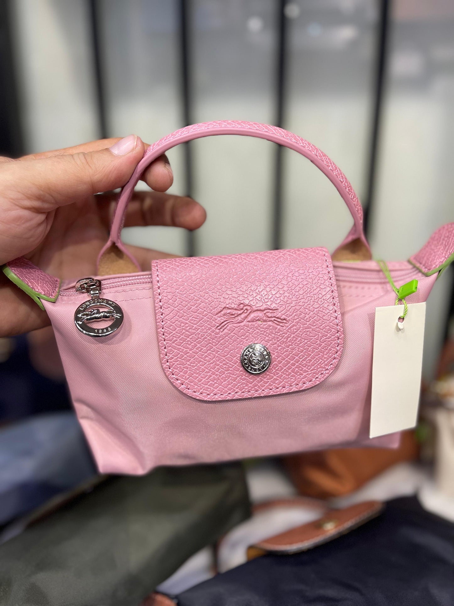 Longchamp Le Pliage Pouch with Handle