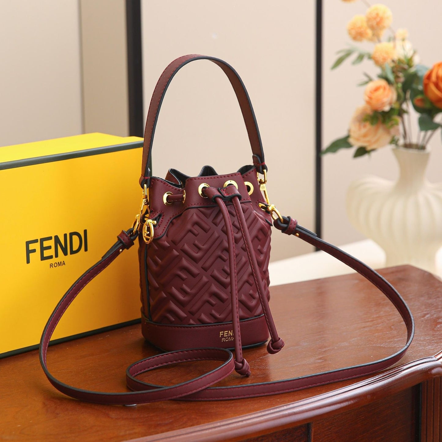 Fendi Mon Trésor – Dove Grey Bucket Elegance