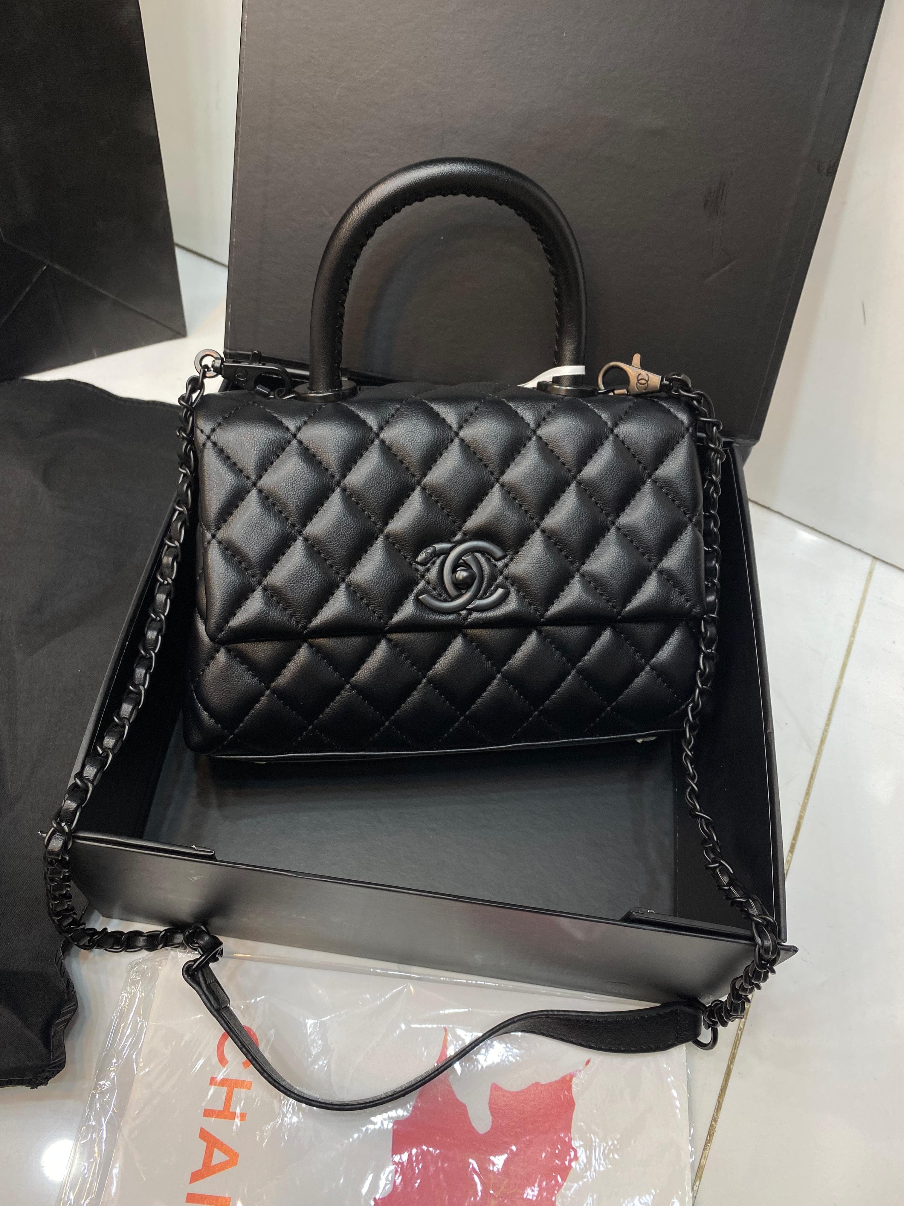 CHANEL COCO Soft Touch Shoulder Bag – Black Edition
