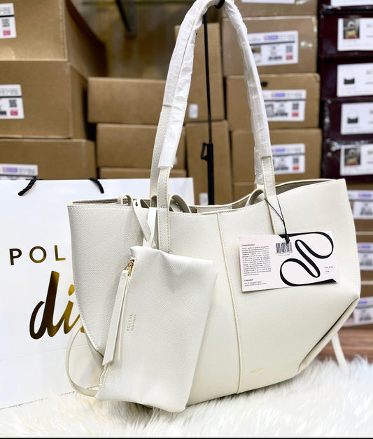 POLÉNE Cyme Large – Edition Textured Tote