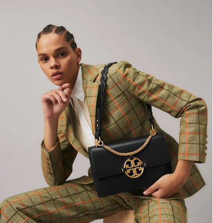 Tory Burch Miller Shoulder Bag – Signature Double-T Style