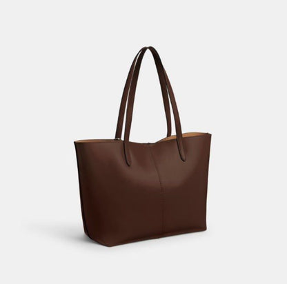 Coach North 32 Leather Tote Bag