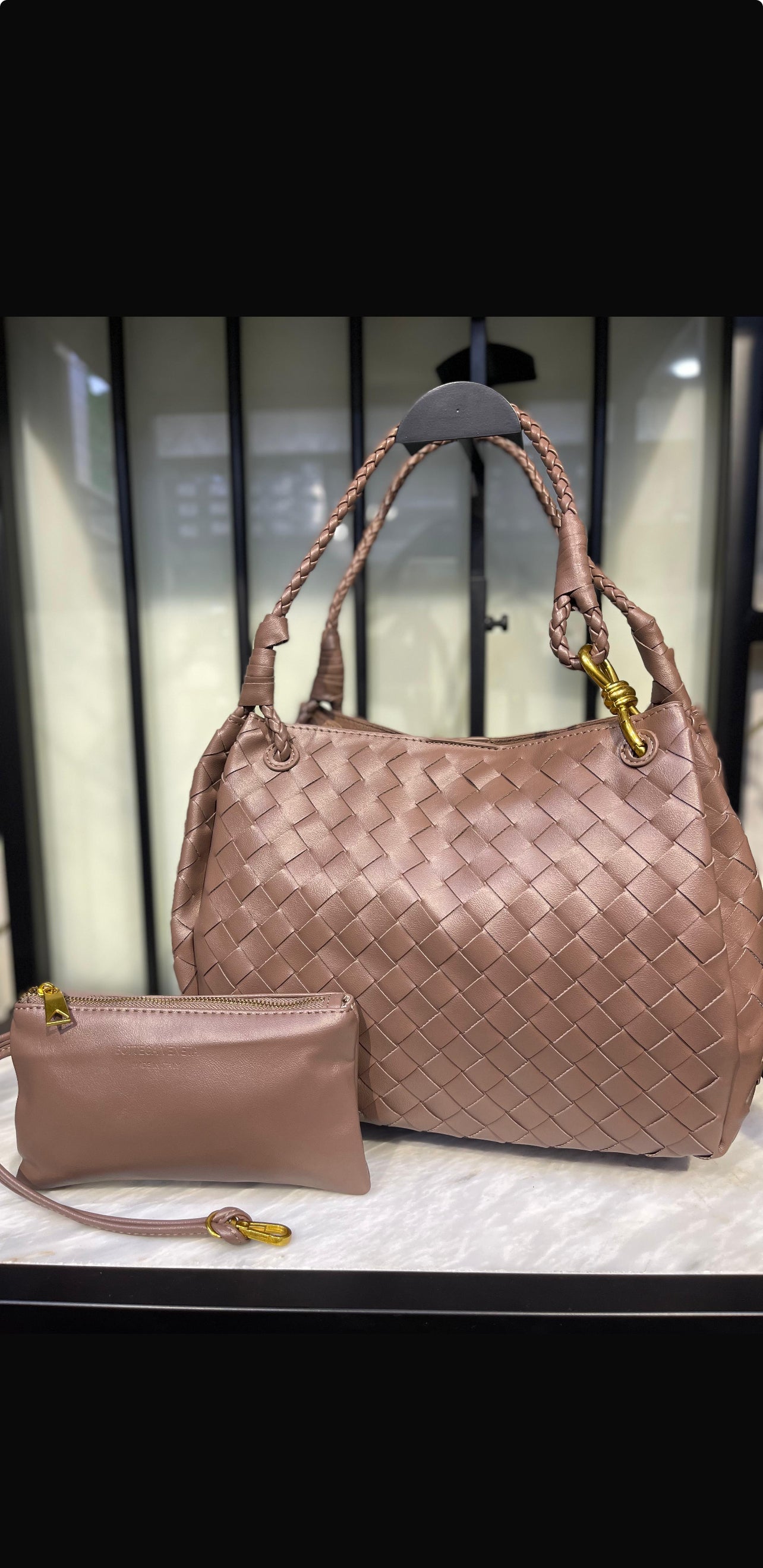Bottega Veneta Large Parachute Bag