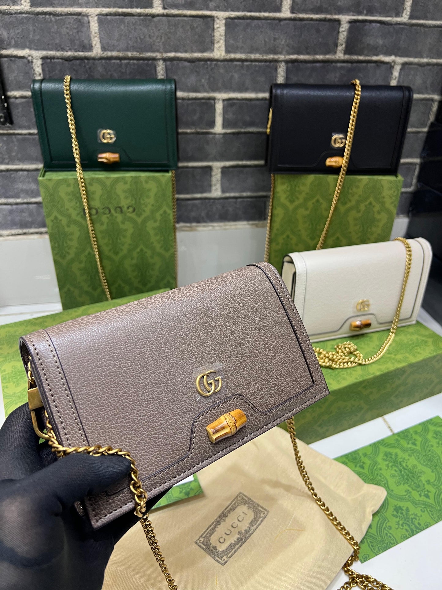 GUCCI Diana Mini Bag with Bamboo – Iconic Elegance