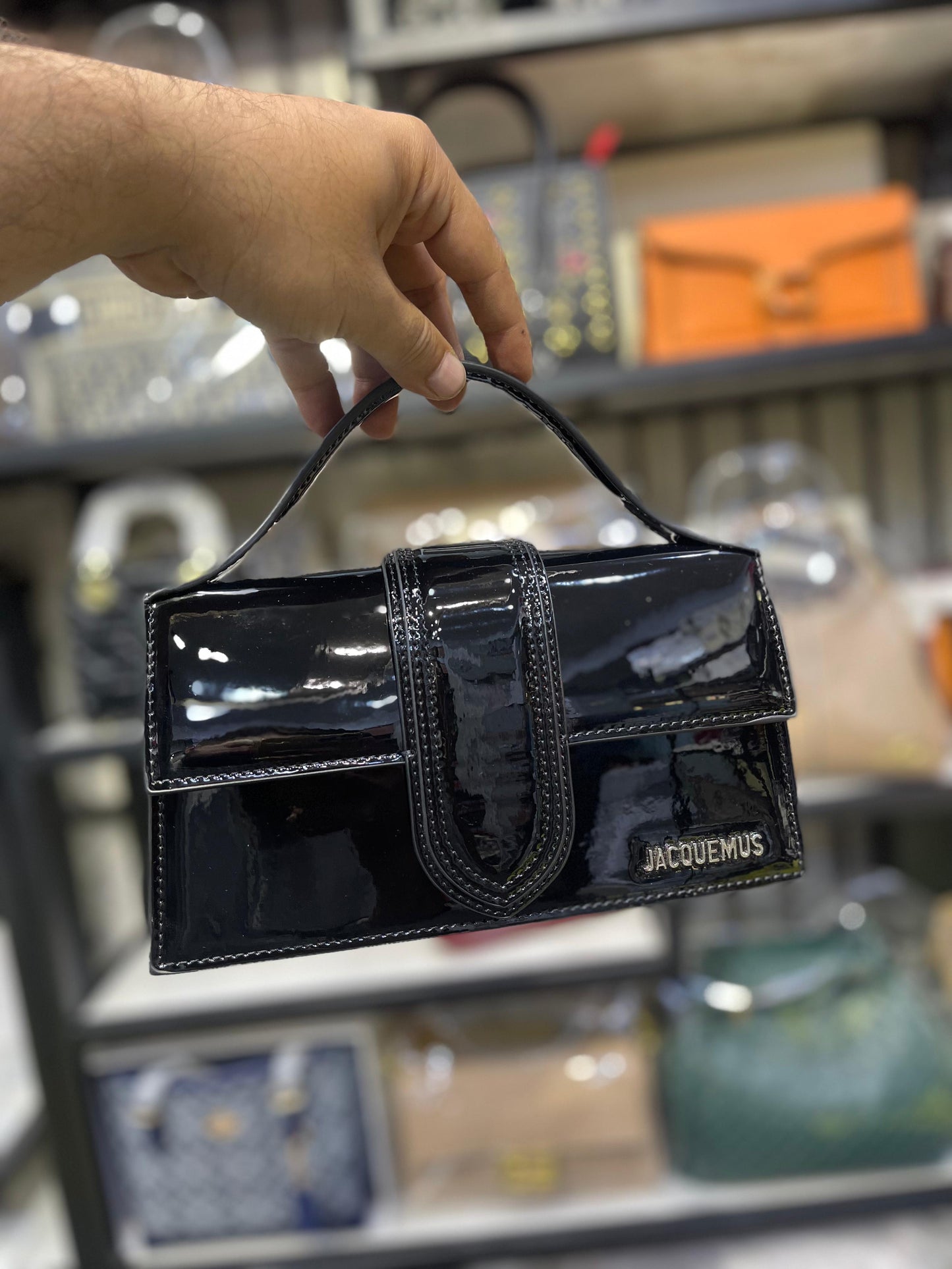 Jacquemus The Large Bambino Patent