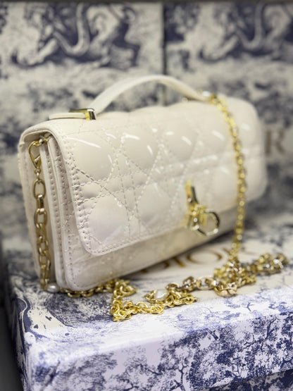 MY DIOR Mini Bag – Pearl Chain Crossbody
