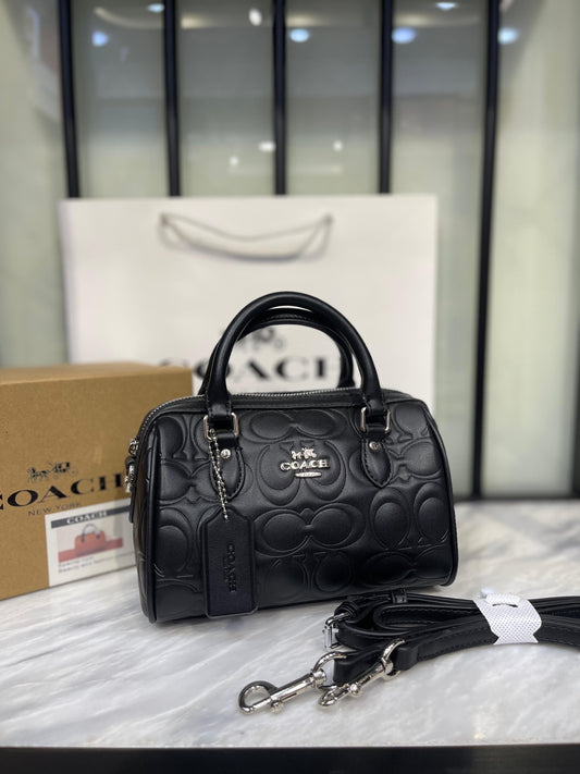 Coach Mini Rowan Crossbody Bag – Blocked Signature Design