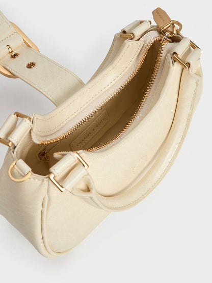 Charles & Keith Avis Belted Top Handle Bag