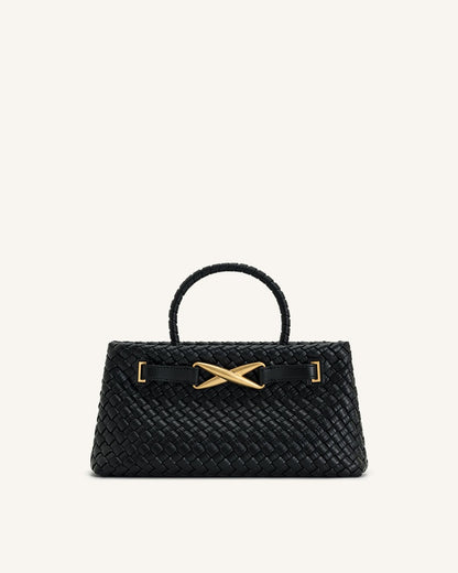 JW PEI Elora Woven Tote Bag – Vegan Leather Chic