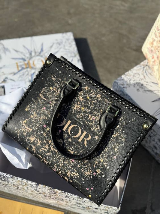 Dior Printed Medium Tote Bag