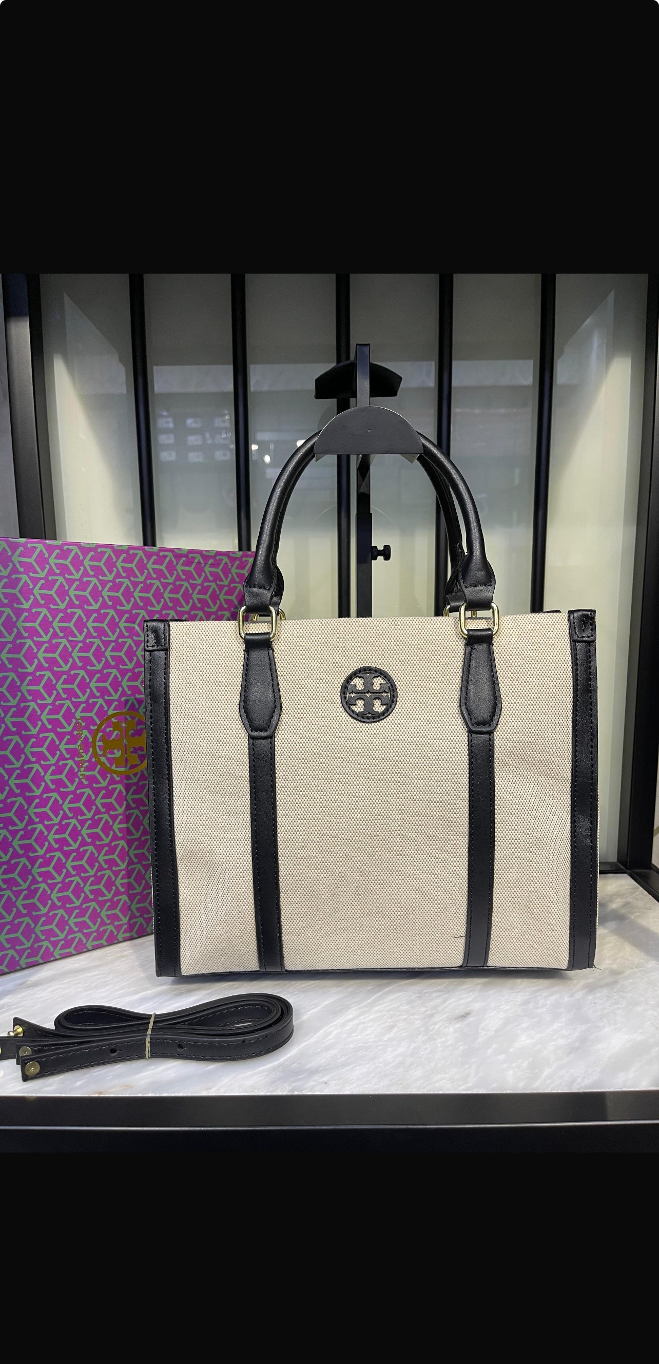 Tory Burch Canvas Tote Bag Style