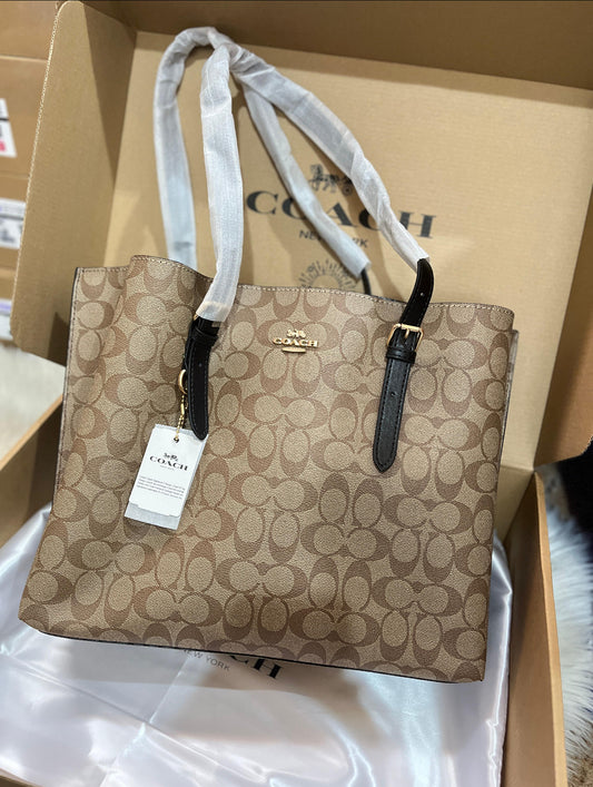 Coach Mollie Tote Bag in Signature Canvas